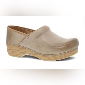 Dansko Light Brown Leather Clogs